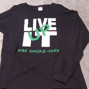 Black and Green Kids Shirt - Live Up